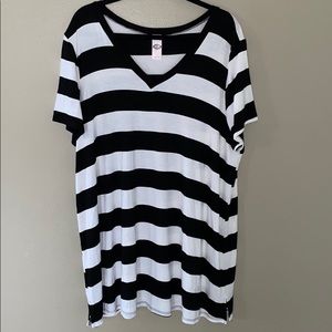 Pink Coconut Boutique Striped T-Shirt